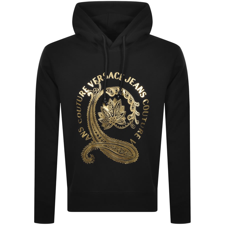 Alternative Image for ProductVersace Jeans Couture Pullover Logo Hoodie Black1